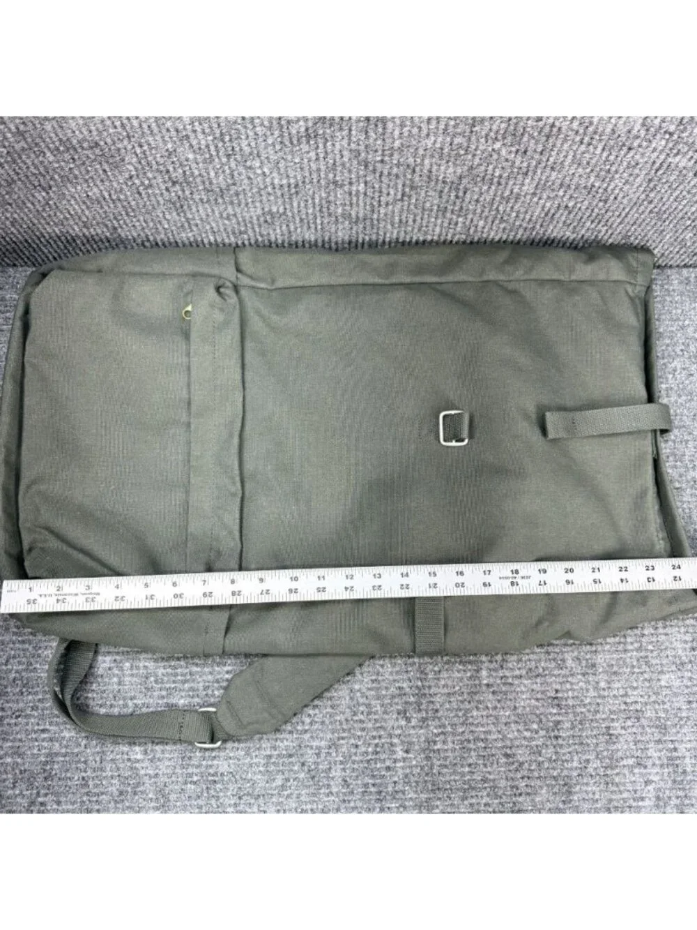Ikea Dromsak Bag 21 Liter Green Canvas Backpack Laptop Daypack Camping 22321
